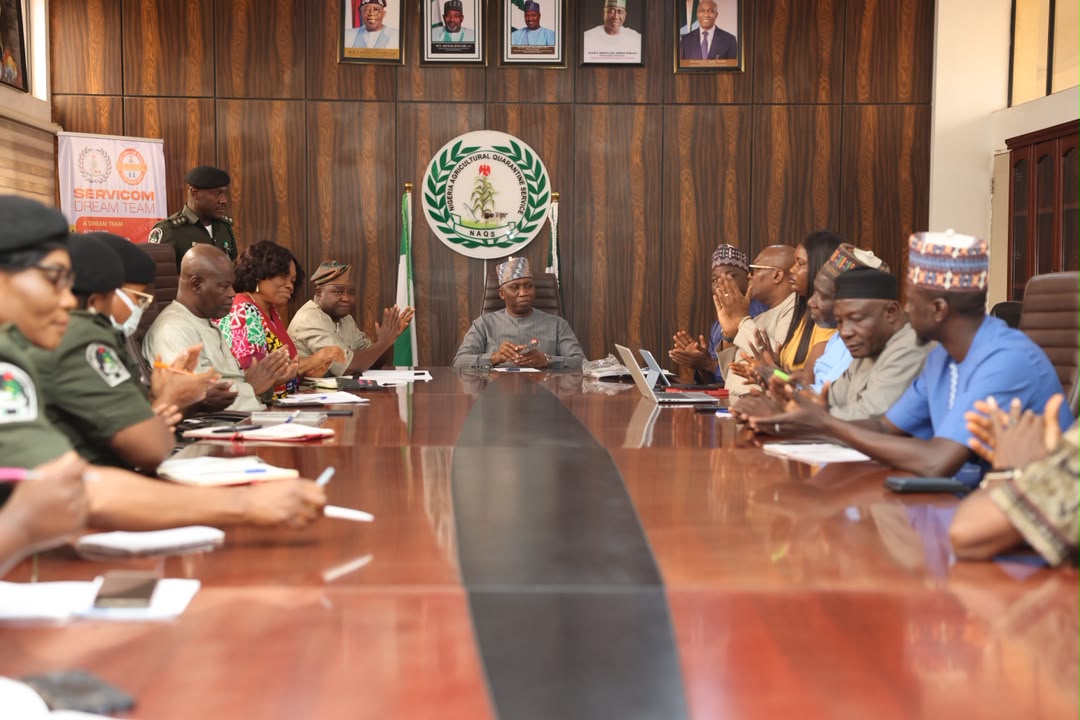 NAQS visit — boardroom discussion